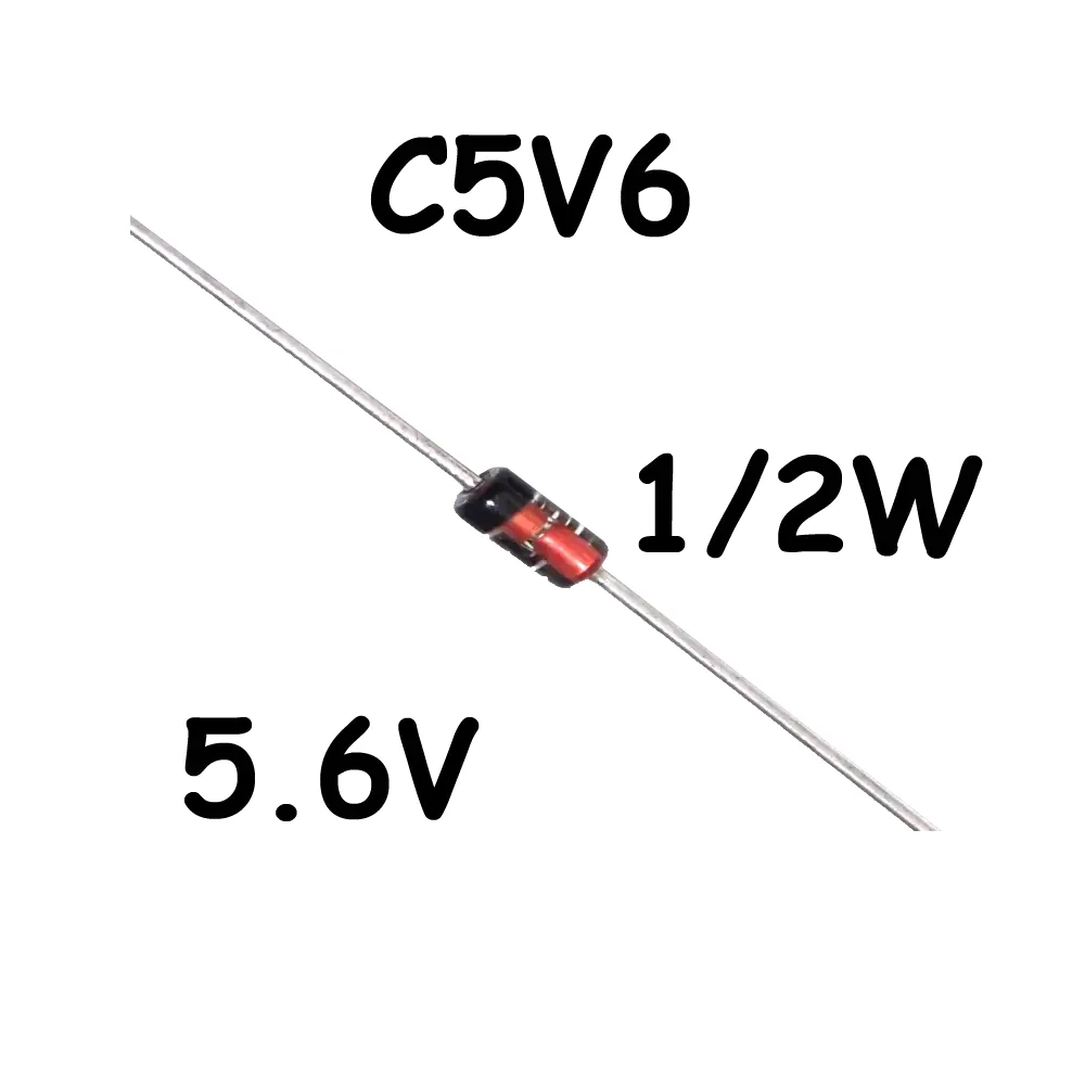 Diodo Zener 5.6v C5v6 1/2watt