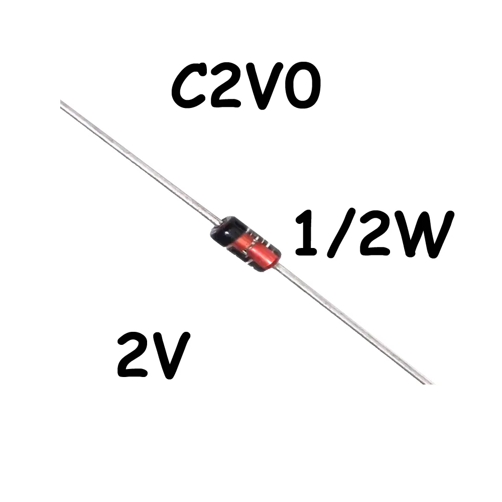 Diodo Zener 2v C2v0 1/2watt