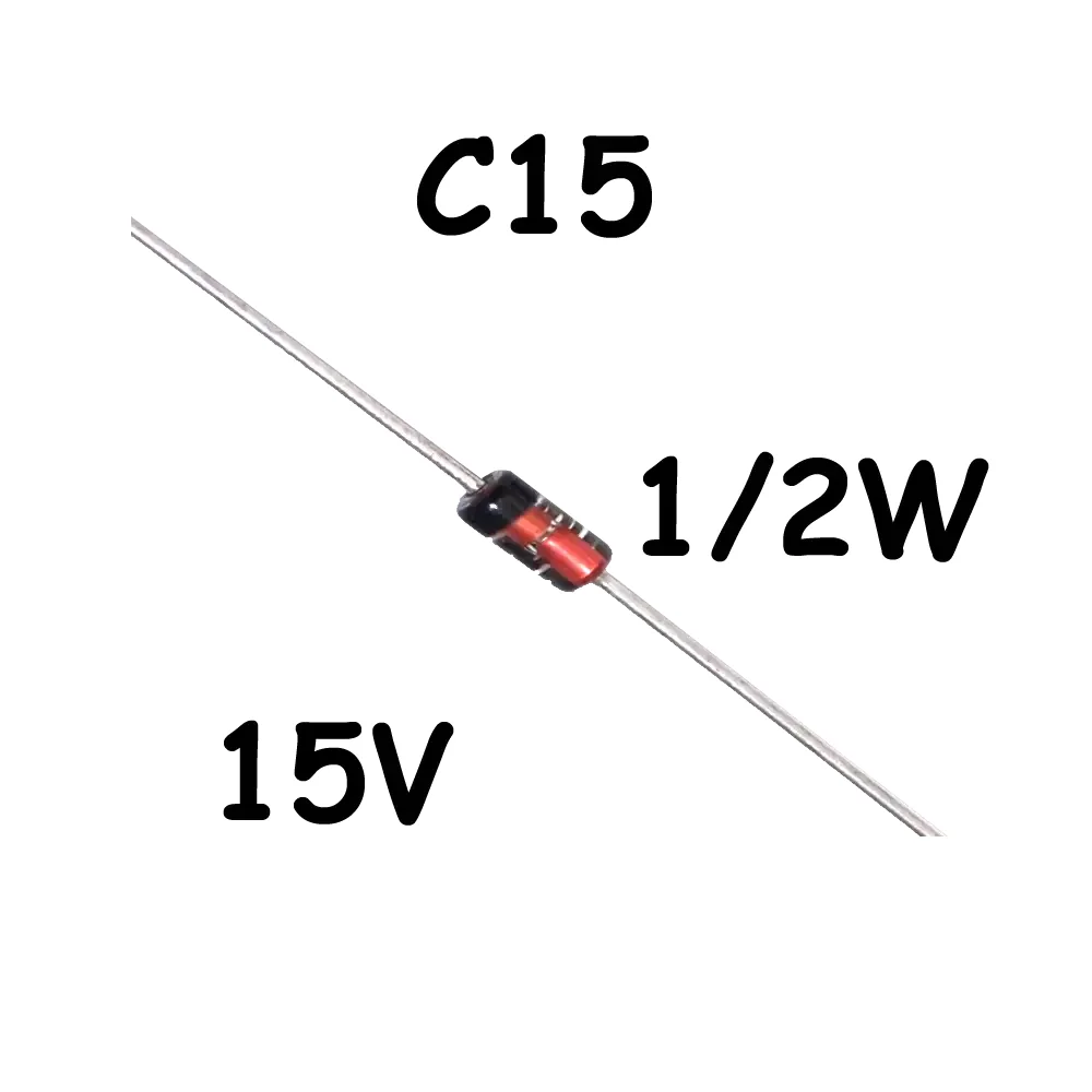 Diodo Zener 15v C15 1/2watt