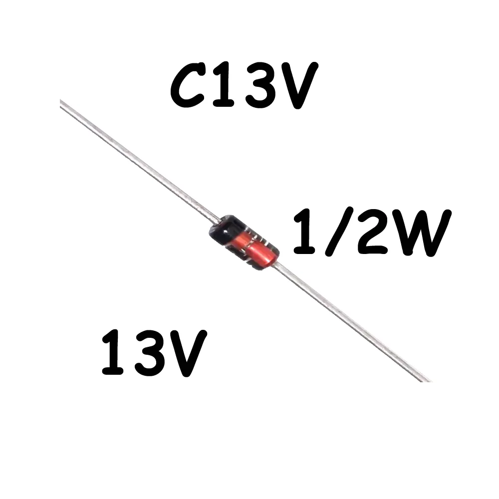 Diodo Zener 13v C13v 1/2watt