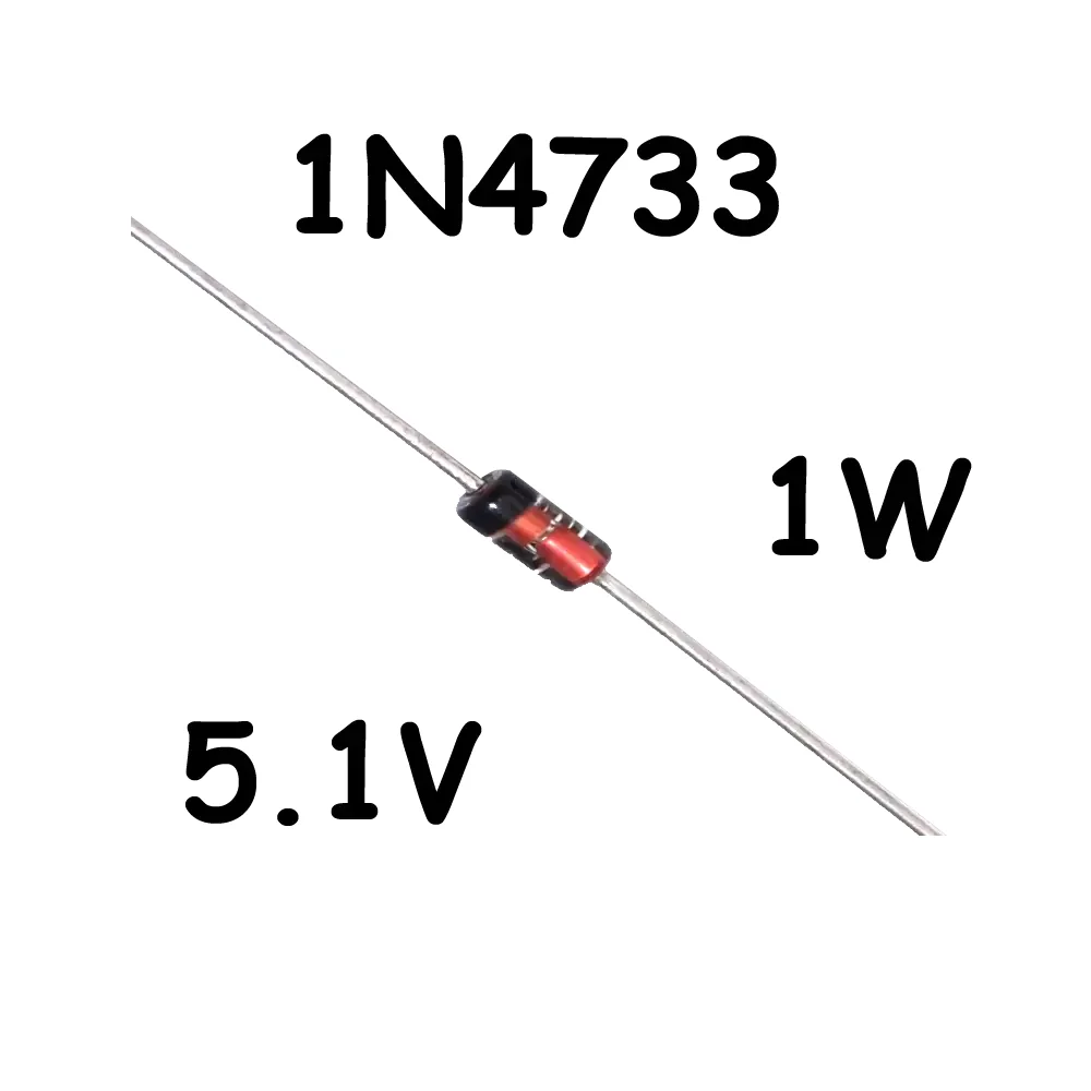 1n4733 Diodo Zener 5.1v 1 Watt 5v1