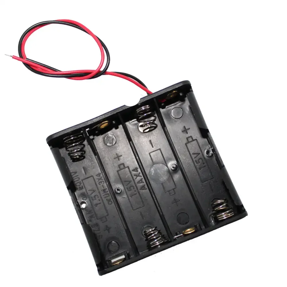 Porta Pilas 4 Pilas Aa 1x4 Sin Tapa