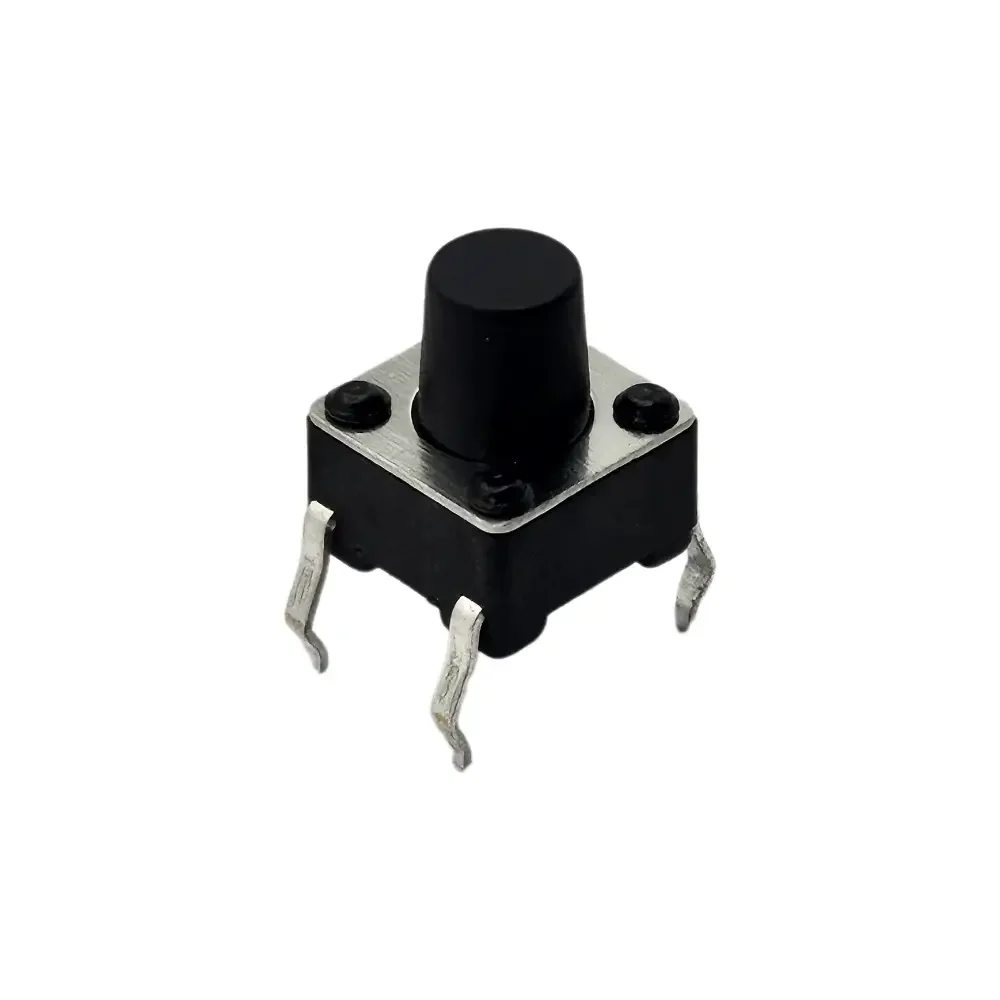 Botón Push Button 6x6x7mm 4 Pines Abierto