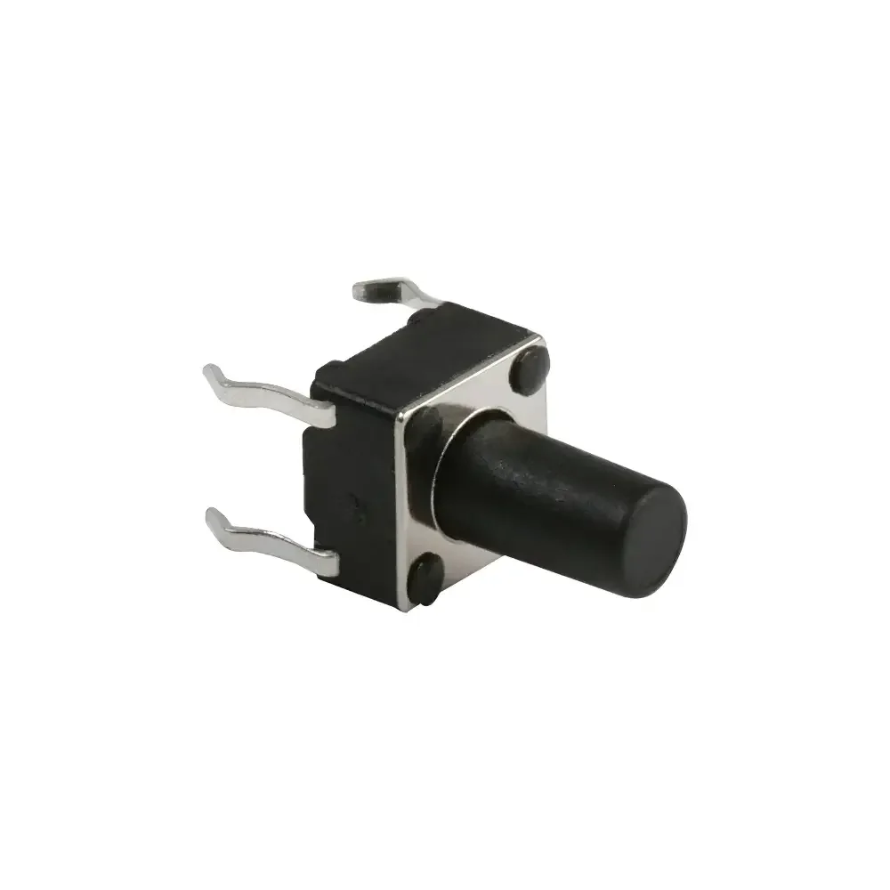 Botón Push Button 6x6x12mm 4 Pines Abierto