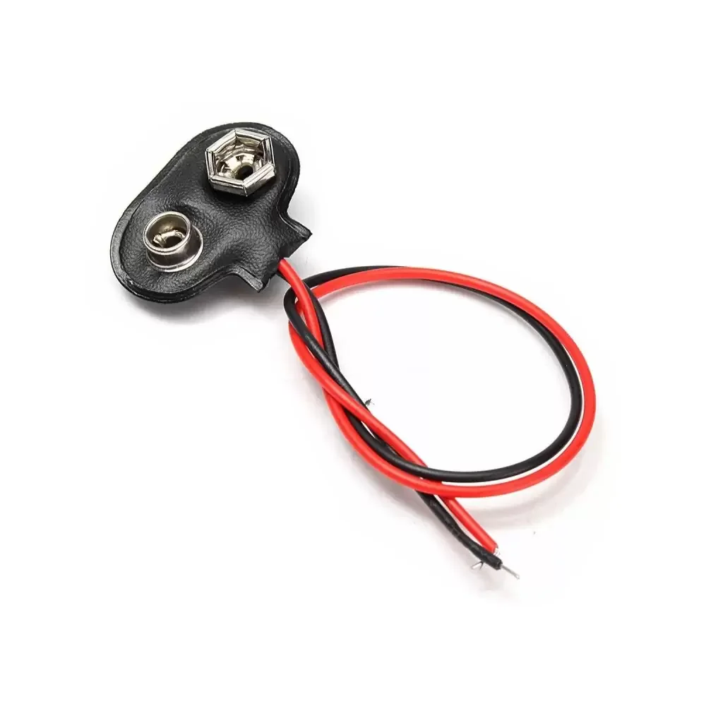Broche Conector Para Baterías De 9v