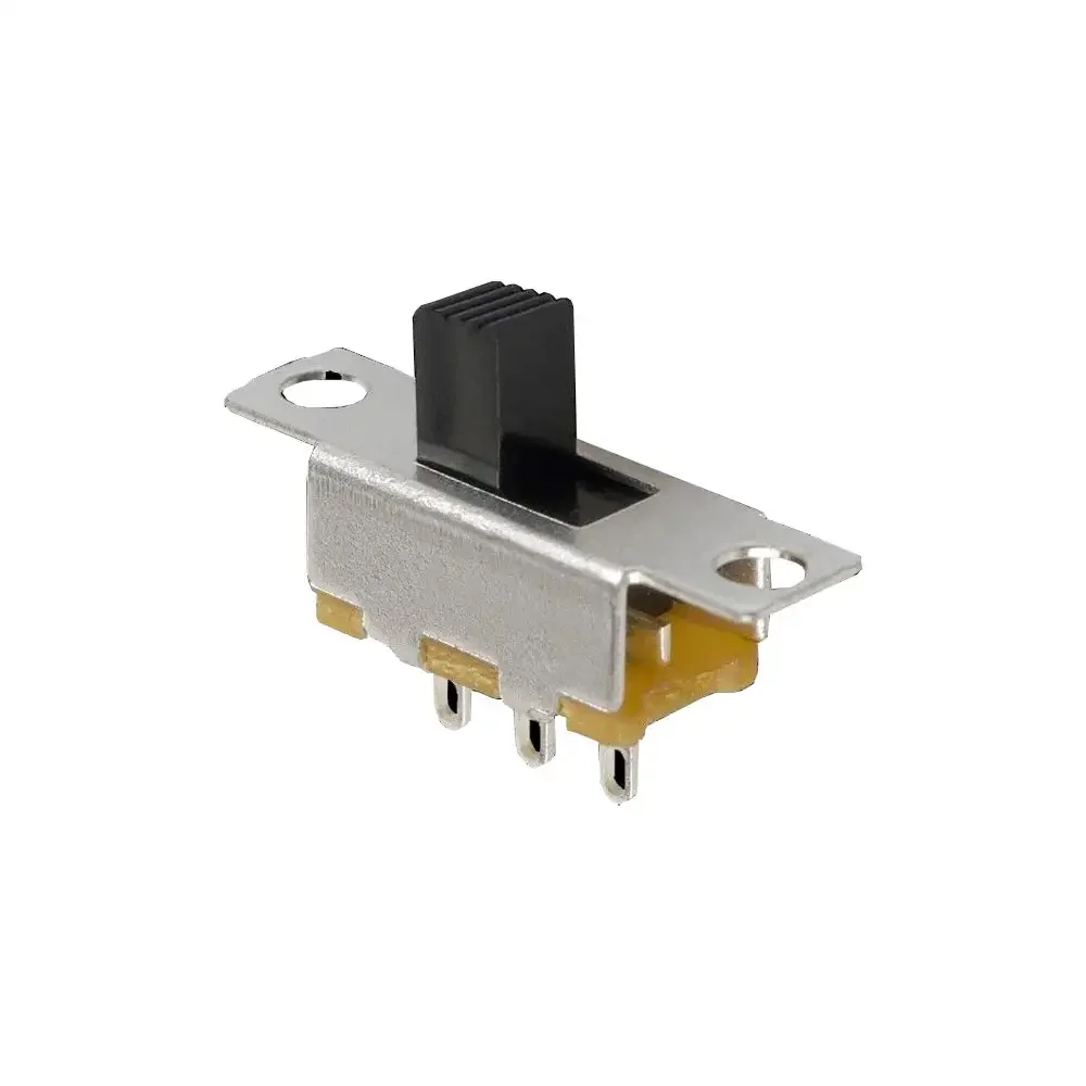 Switch Mini Palanca Deslizable 2 Polos 3 Pines 30v 0.5a