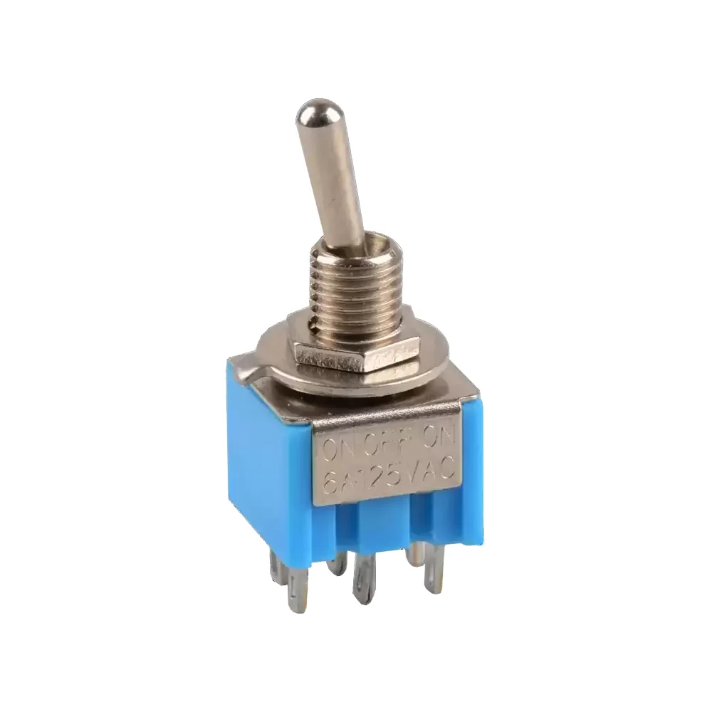 Switch De Palanca 6a 125v On-off-on 6 Pines