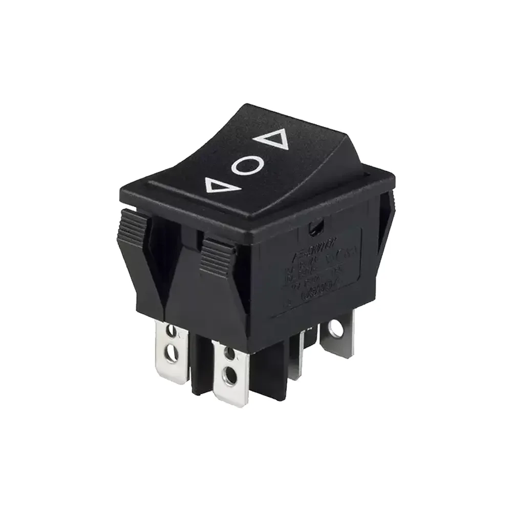 Switch Momentaneo Doble Posicion 6 Pines Dpdt 16a/250vac - 20a/125vac 21x26mm Kcd4