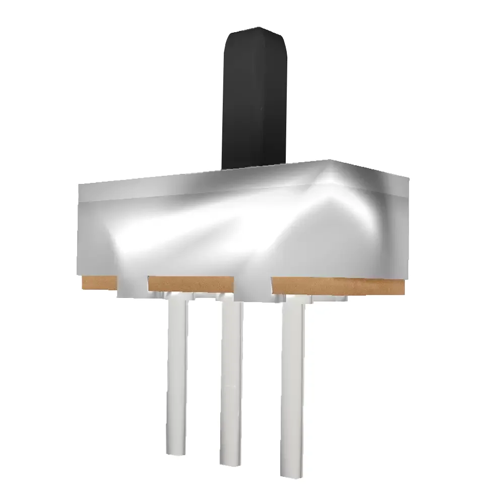 Switch Mini Palanca De 4mm Deslizable De 2 Polos Y 3 Pines 0.3a 30v