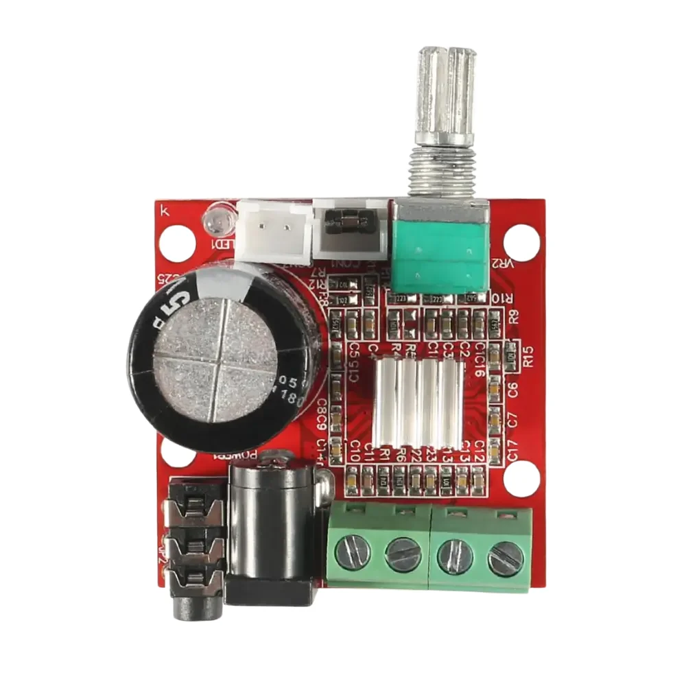 Modulo Amplificador De Audio Stereo Pam8610 Mini 2x10w 7.5 A 15v 20hz -50khz