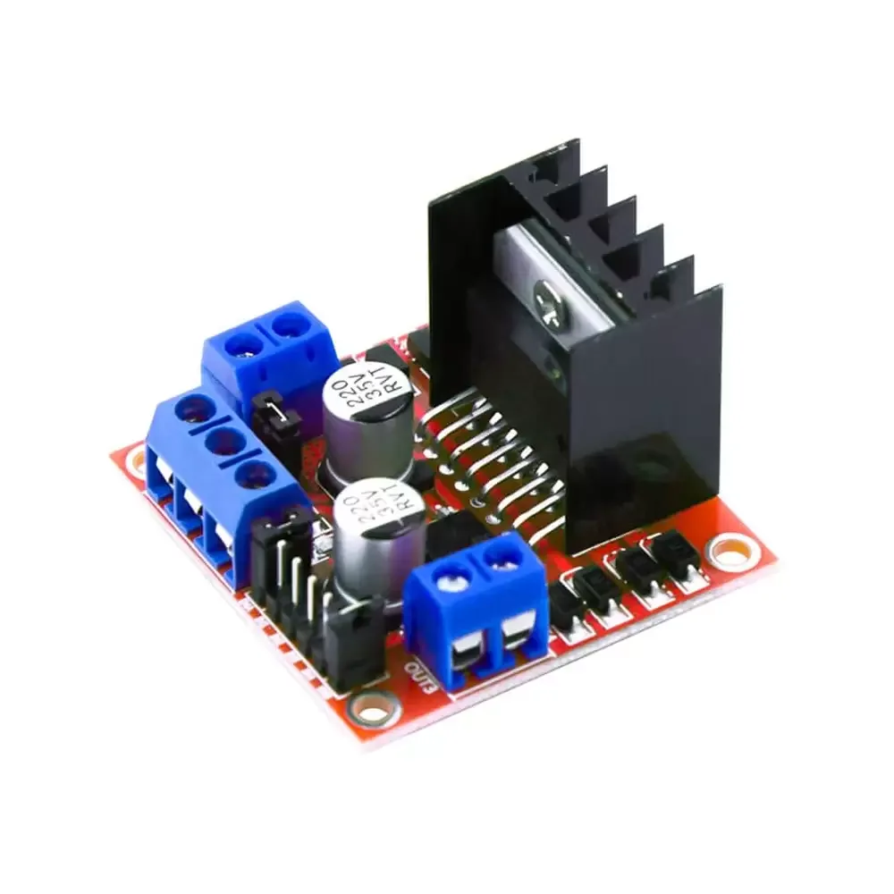 Módulo Puente H L298, 2a Controla 2 Motores Dc O Un Motor A Pasos
