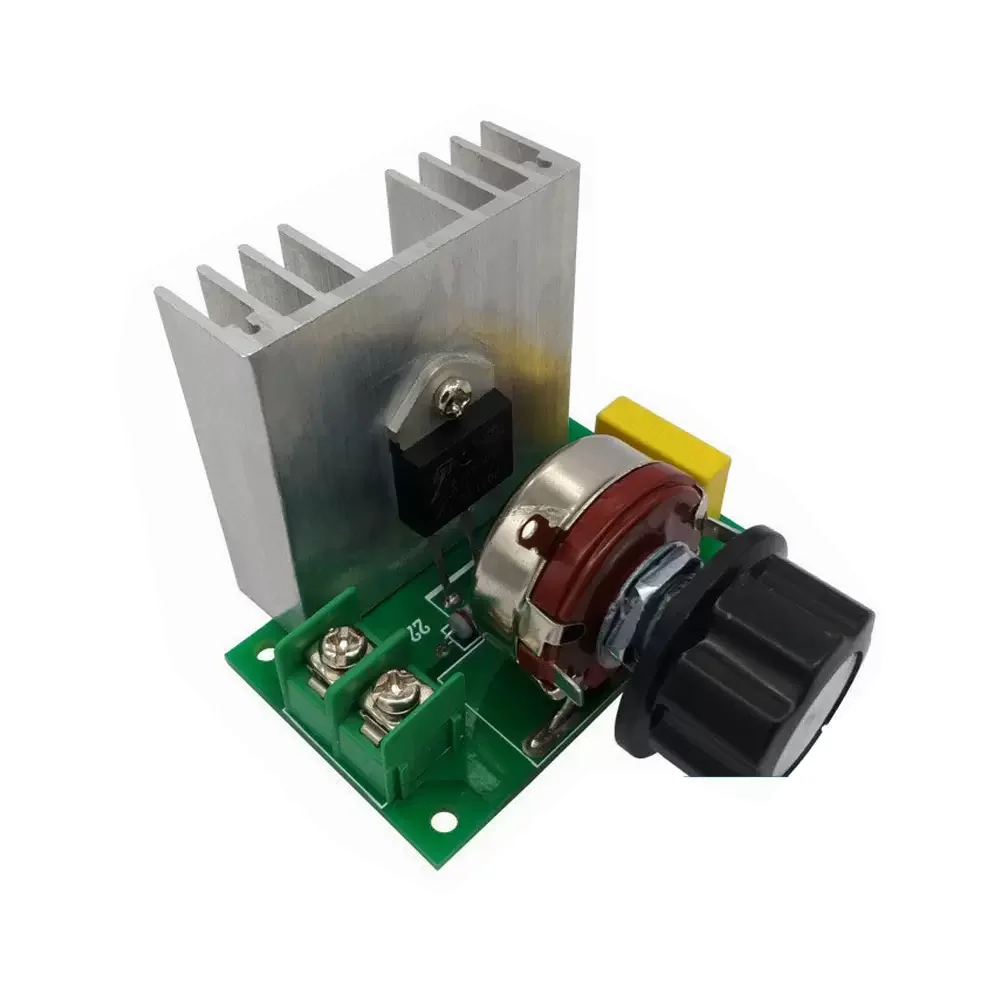 Dimmer Controlador De Voltaje E Intensidad 110 Vac 4000w 40a