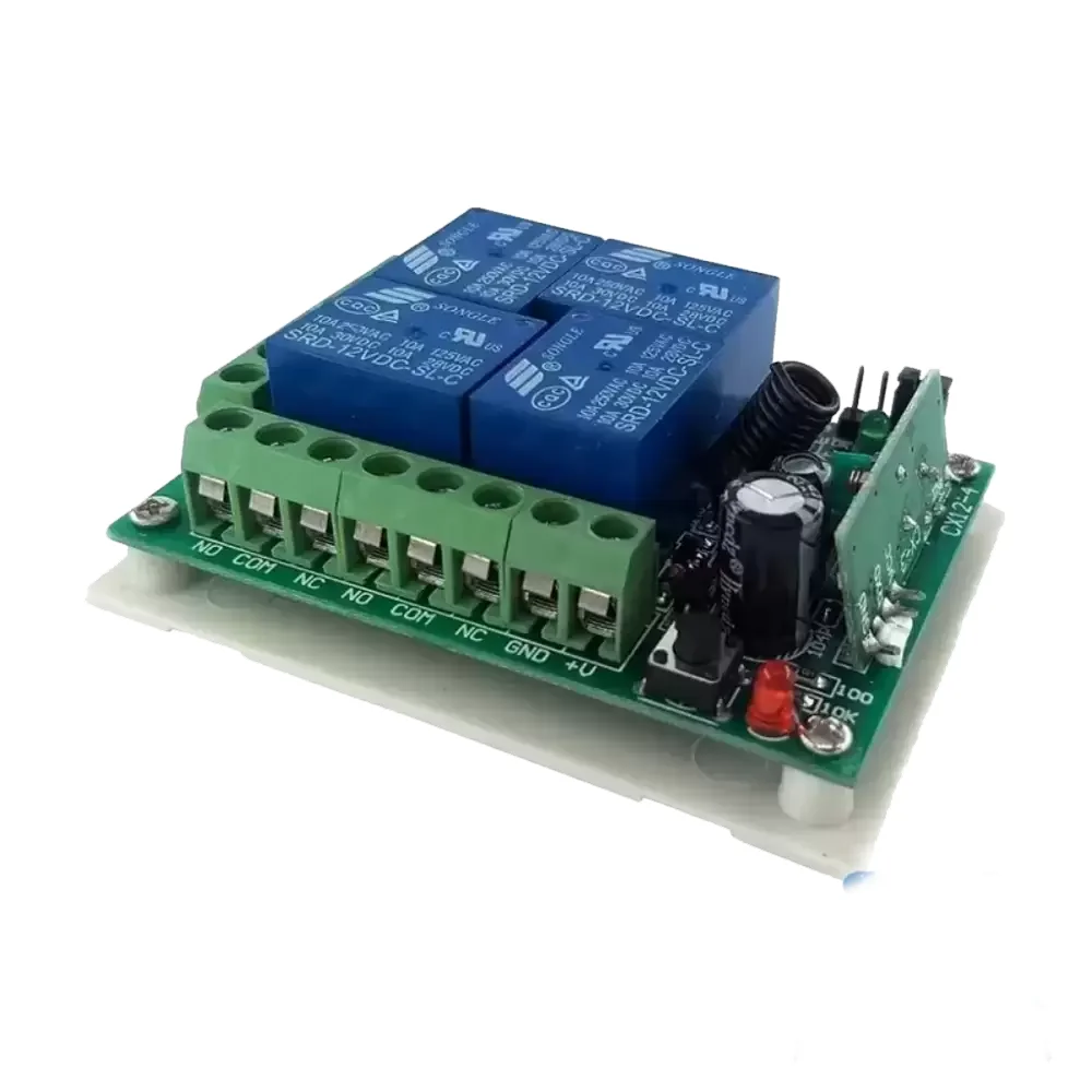 Modulo Relevador 4 Canales 12v Rf 433mhz