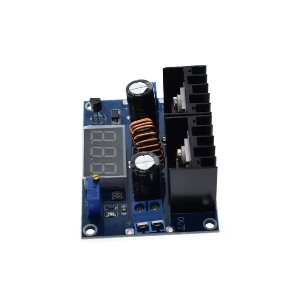 Regulador De Voltaje Step Down Xl4016 Con Display Entrada 4-40v Salida 1.5-35v 8a 300 Watts Ajustable