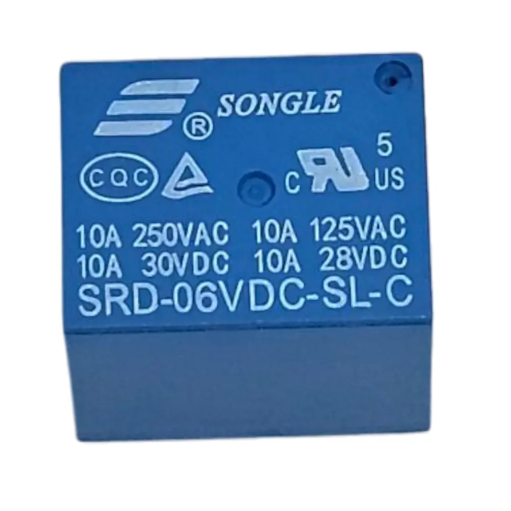 Relevador Relay De 6v 10a Songle 5 Pines Original