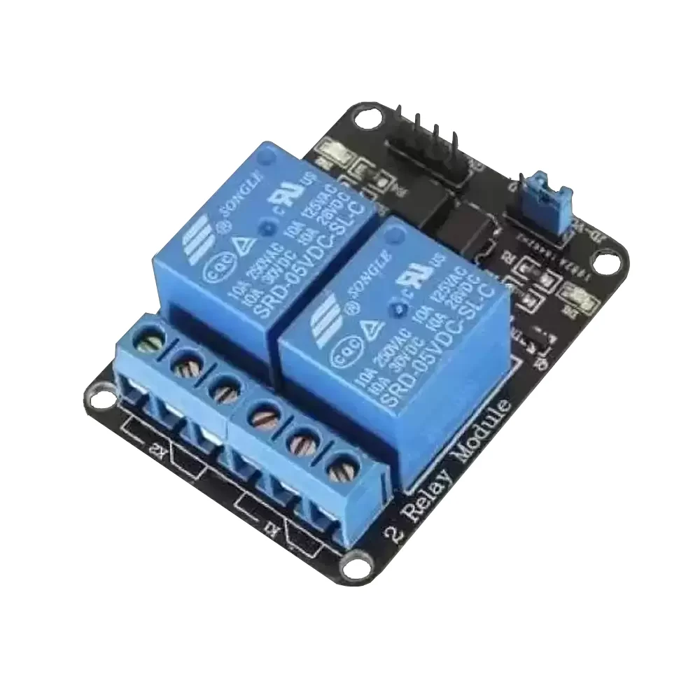 Módulo Relevador De 2 Canales A 5v 10a Lowlevel Relay