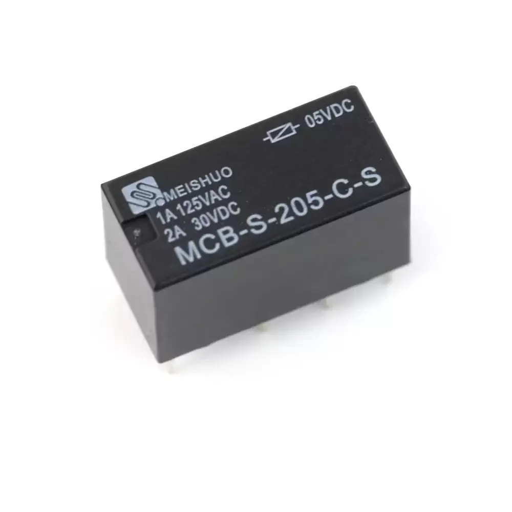 Relevador Relay 5v 2 Polos 2 Tiros 125vac 1a O 30vdc 2a Mcb-s-205-c-s 8 Pines