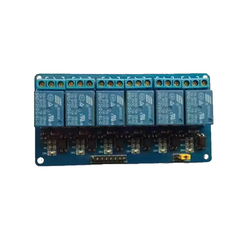 Modulo Relevador De 6 Canales A 12v 10a Lowlevel Relay