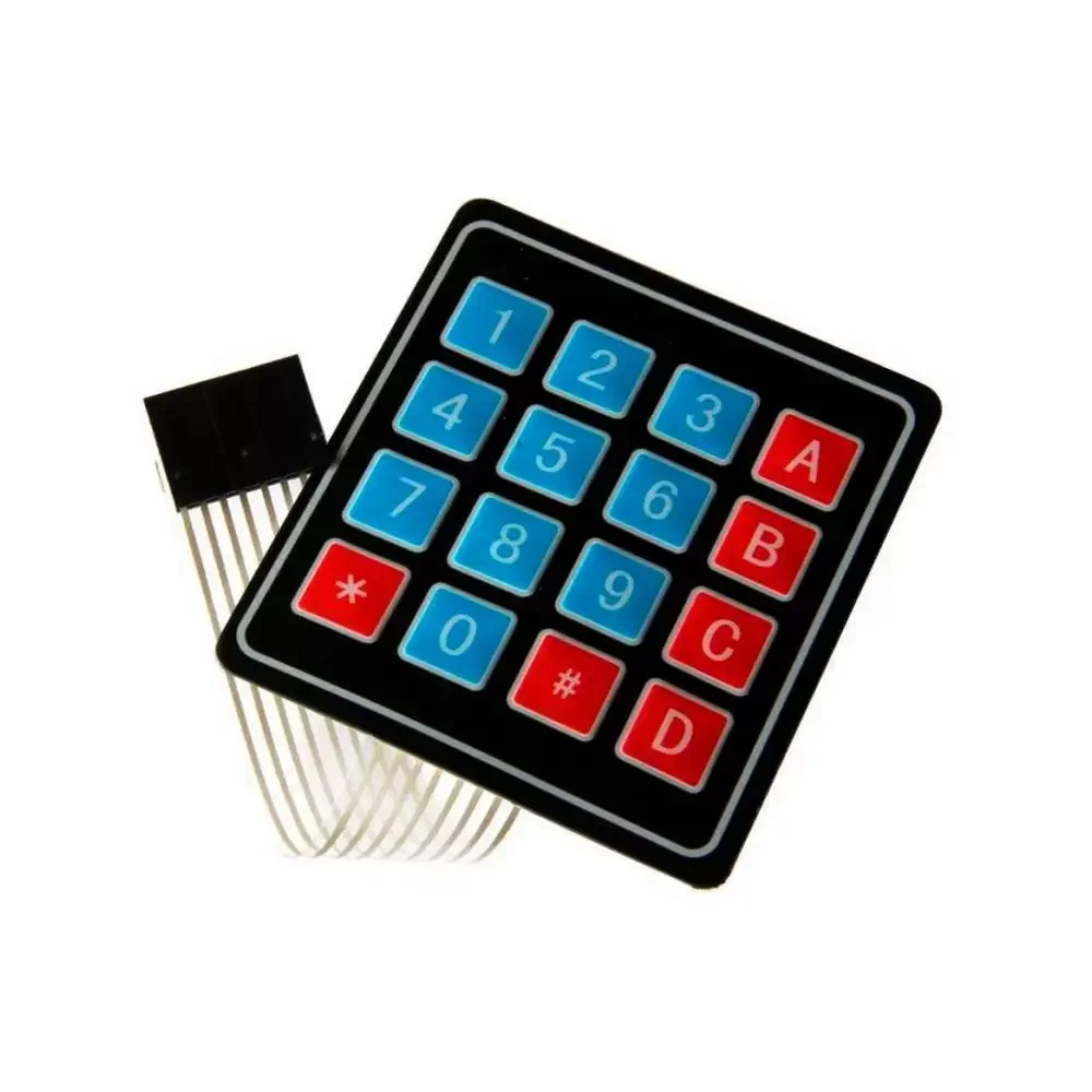 Teclado Matricial Membrana Adhesivo 4x4