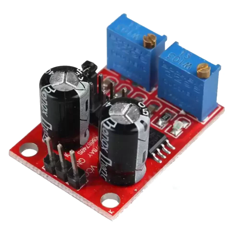 Modulo Ne555 Generador De Ciclos De Frecuencia Ajustable Rojo