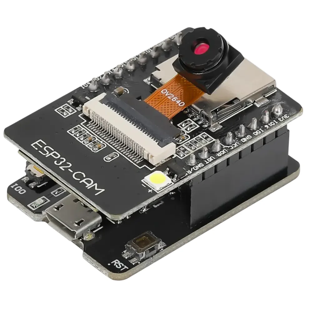 Tarjeta De Desarrollo Esp32 Con Cámara Ov2640 Conectividad Wifi Y Bluetooth Micro Usb