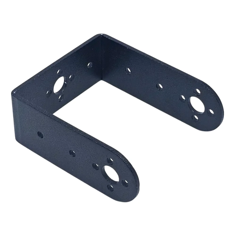 Soporte De Aluminio Largo Tipo U Para Brazo Robotico 56x64x25mm