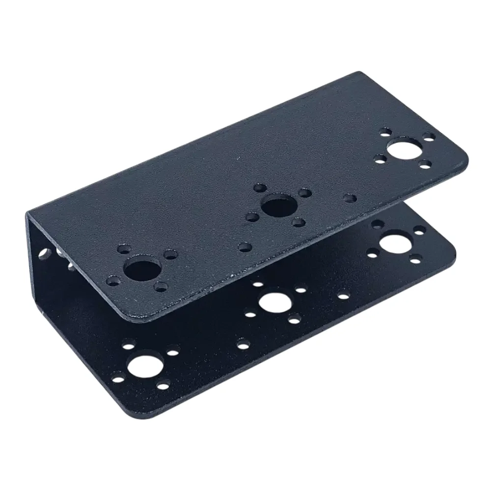 Soporte De Aluminio Tipo U Para Brazo Robotico 90x29x44mm