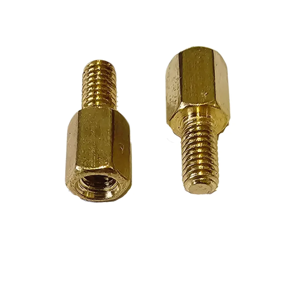 Espaciador De Laton M3x6+6 Mm Macho-hembra