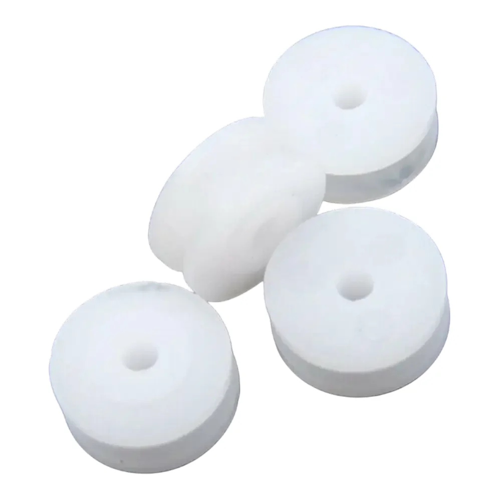 Polea De Plastico Blanco Diametro 9mm X 4mm Grosor X 2 Mm Diametro Interior Para Motor 5v 12v