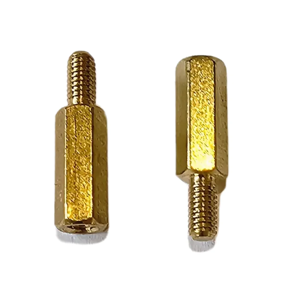 Espaciador De Laton M3x12+6 Mm Macho-hembra
