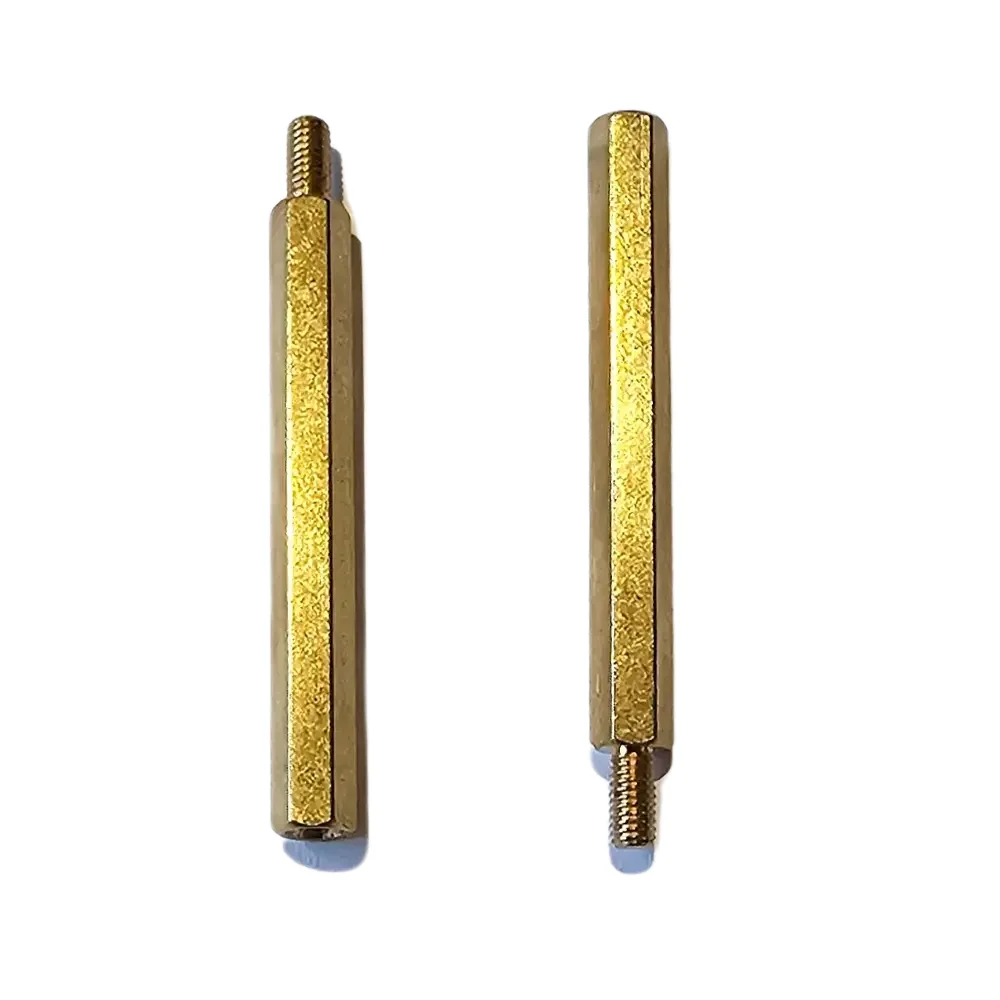 Espaciador De Laton M3x40+6 Mm Macho-hembra