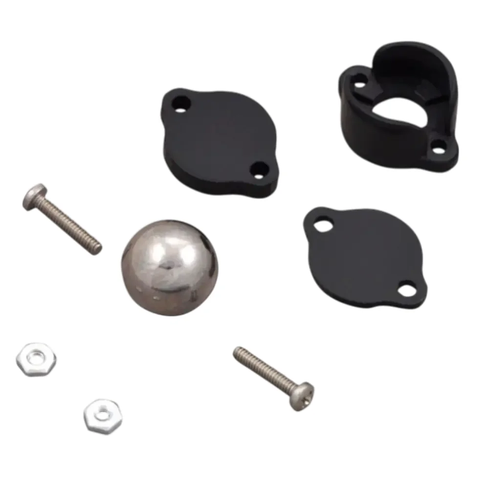 Rueda Loca Rollon Para Zumo Bola De Metal 10mm 3/8" Con Accesorios