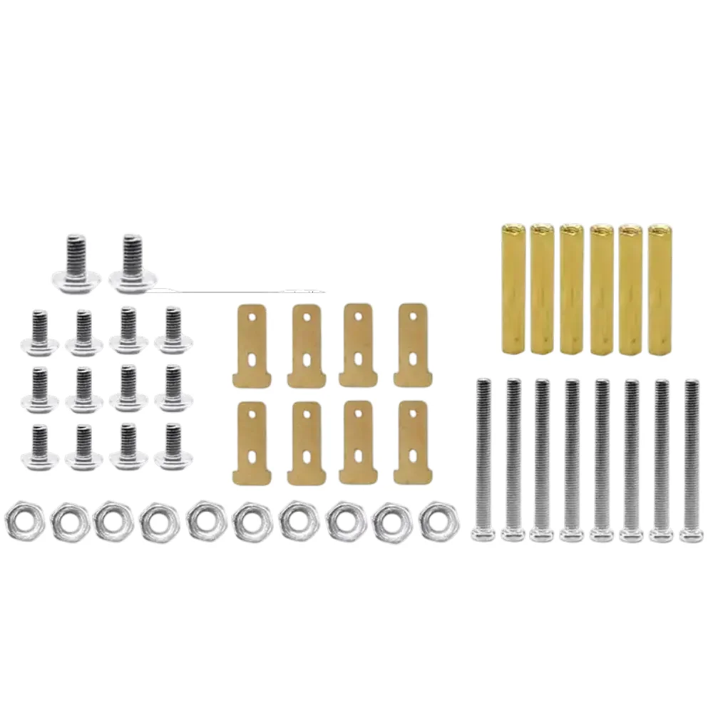 Kit De Tornillos, Espaciadores Y Soportes Para Motor Chasis 2 Niveles 4wd Con Espaciadores H-h