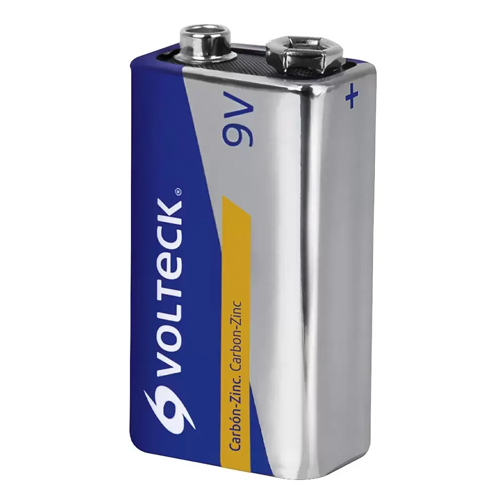 Bateria Zinc-carbón 9v Larga Duración Volteck