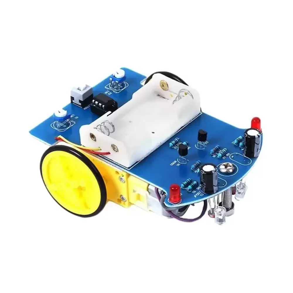 Kit Carro Robot Auto Seguidor De Línea Para Armar