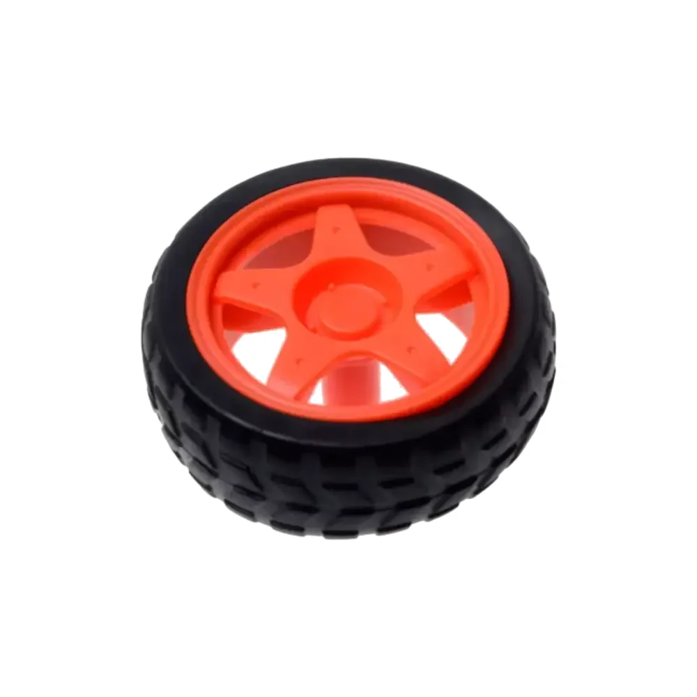 Llanta Para Motorreductor Roja Economica