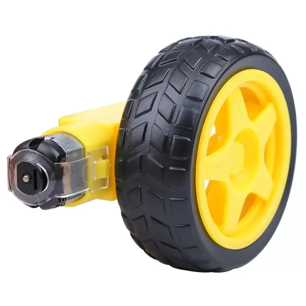 Motorreductor 48:1 Con Llanta Sencilla