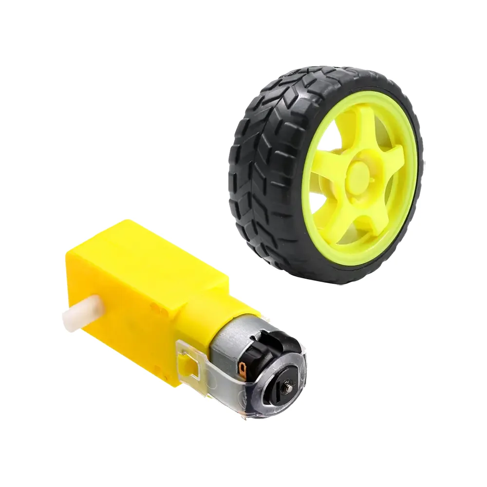 Motorreductor 48:1 Con Llanta Reforzada