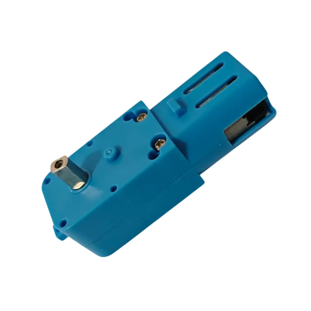 Motorreductor Azul 1 Eje De Engranes Metalico 110 Rpm 3-6v