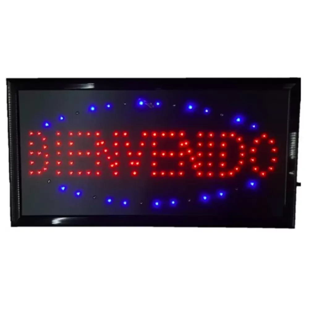 Anuncio Luminoso Led "bienvenido"
