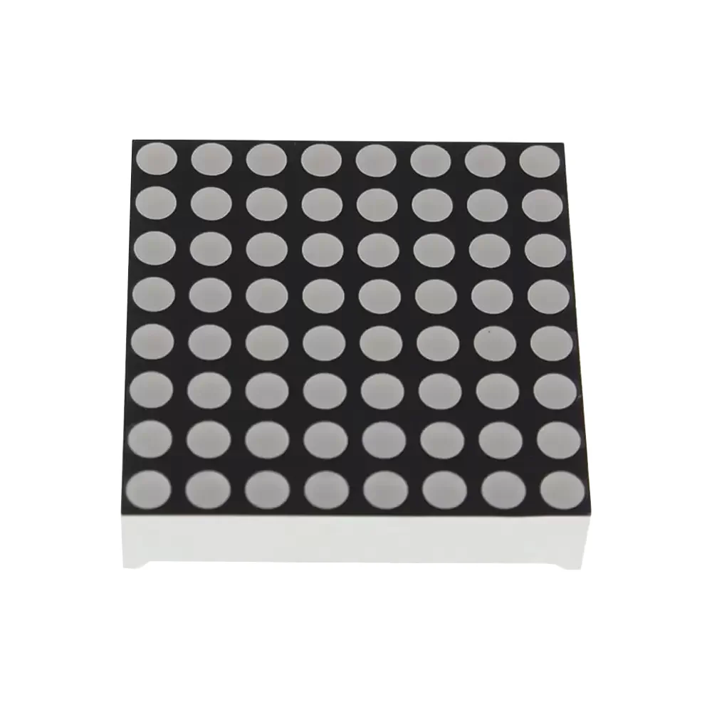 Display 8x8 Rojo Para Matriz Led Cátodo Común De 27x27 Mm
