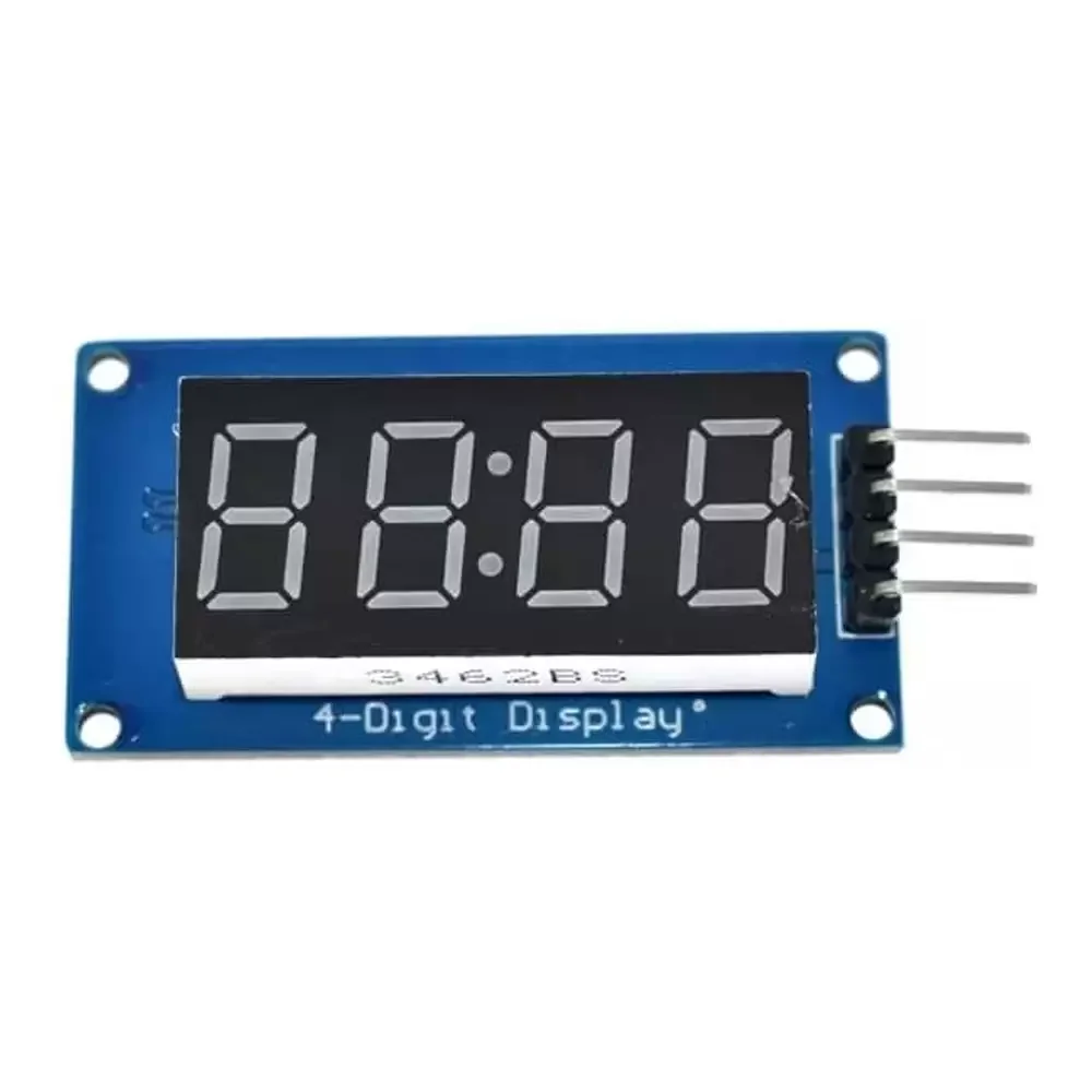 Modulo Display De 4 Digitos De 7 Segmentos Tipo Reloj Digital Tm1637