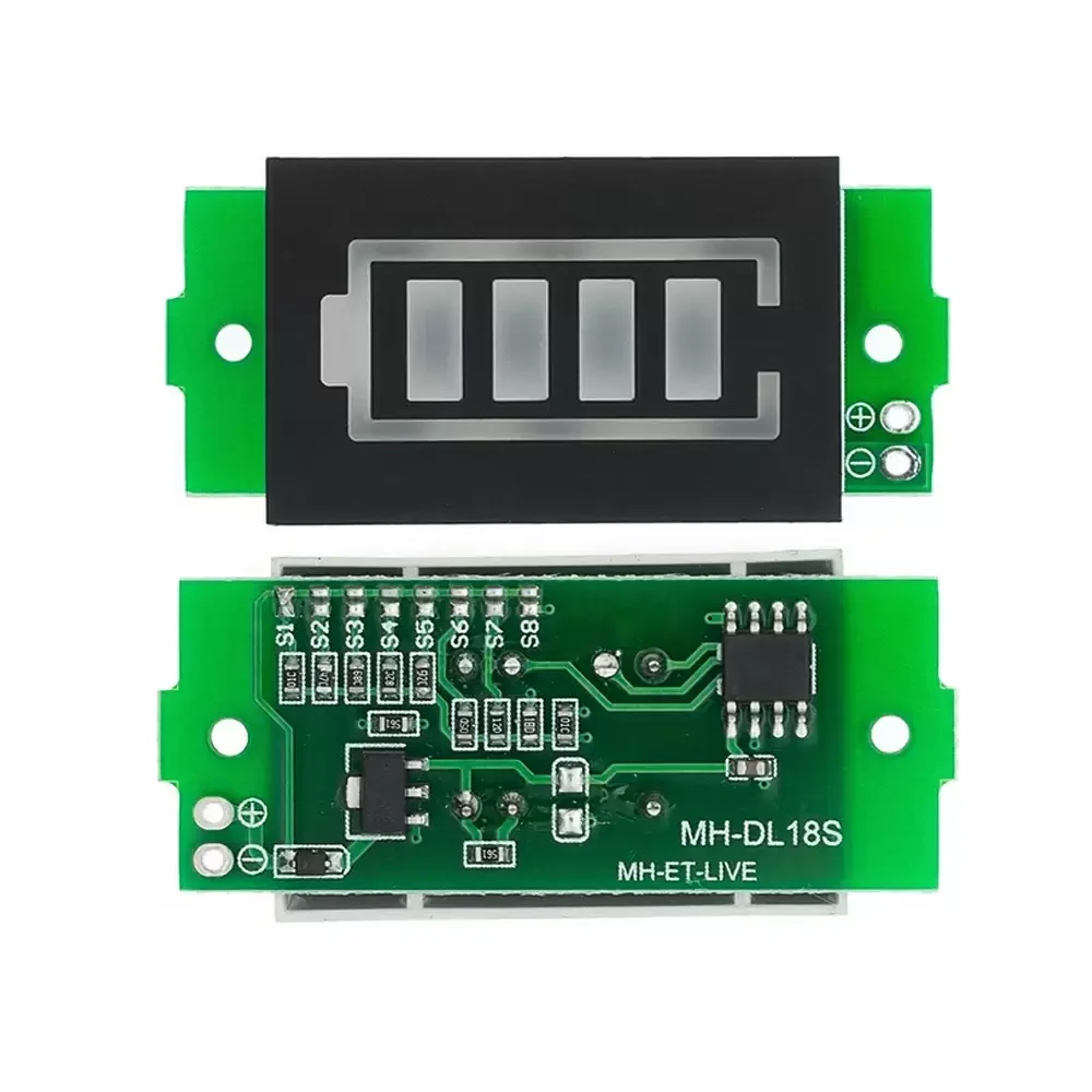 Módulo Display Indicador Nivel De Batería De 1s A 4s 18650 Mh-dl18s