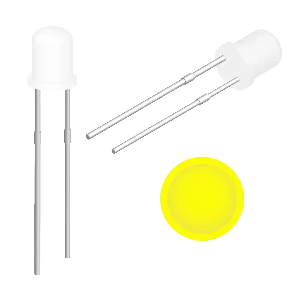 Led Ultrabrillante Amarillo De 3mm