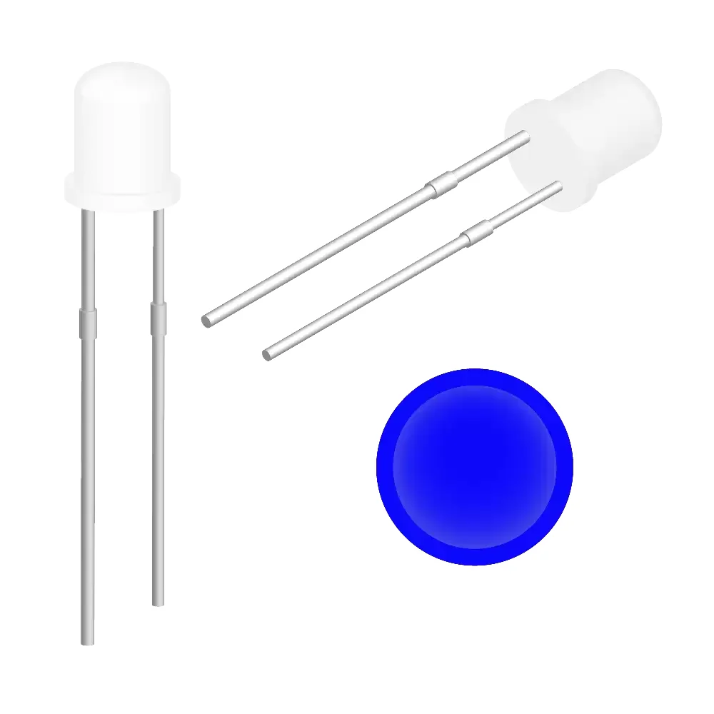 Led Ultrabrillante Azul De 3mm